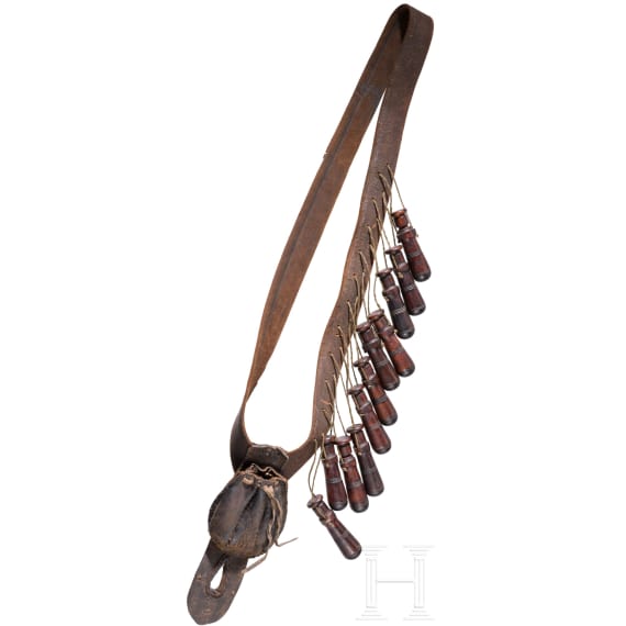 A German musketeer's bandelier, circa 1620