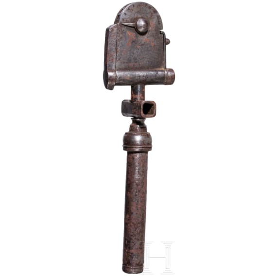A German multifunction tool for wheellock guns including a powder tester, 17th century