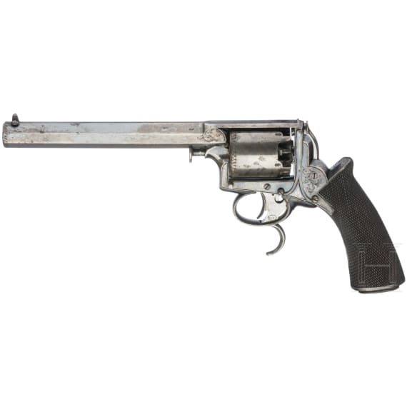 A Percussion Revolver Adams, System Tranter, in Case