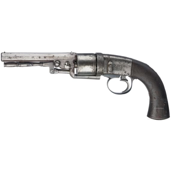 A Harvey percussion revolver, Second Model
