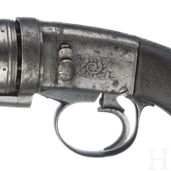 A Harvey percussion revolver, Second Model
