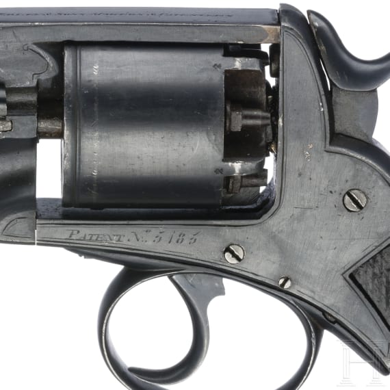 A Webley "Longspur Revolver", ca. 1855