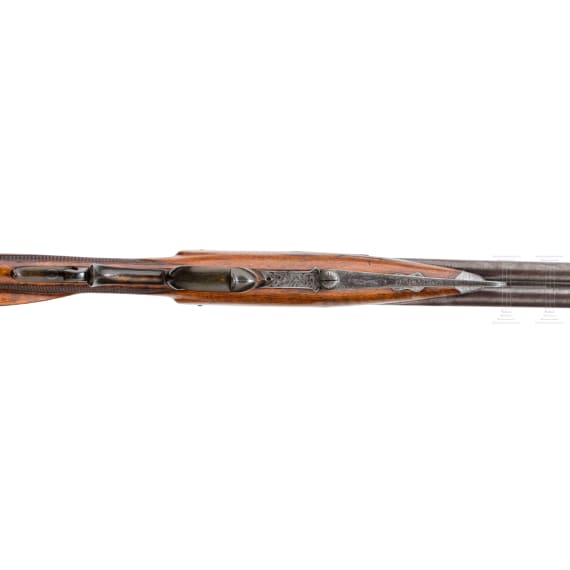 A double-barrelled firing needle shotgun with swivel action, Franz von Dreyse in S&ouml;mmerda (D), circa 1860