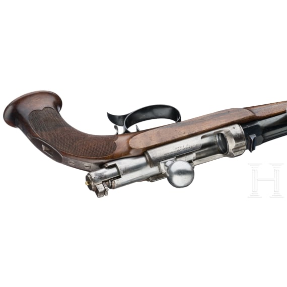 A Dreyse needle-fire pistol, prototype, 1849
