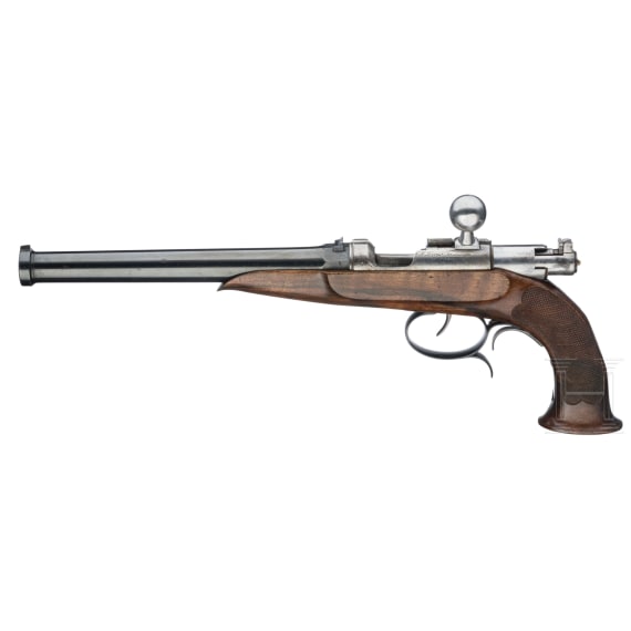 A Dreyse needle-fire pistol, prototype, 1849