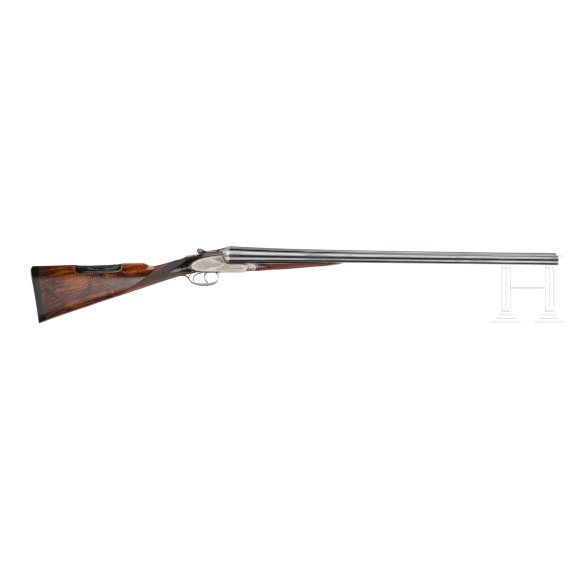 A pair of side-by-side shotguns by Stephen Grant & Sons, in case
