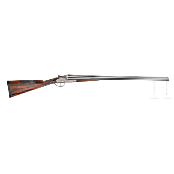A pair of side-by-side shotguns by Stephen Grant & Sons, in case