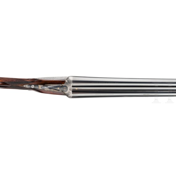 A pair of side-by-side shotguns by Stephen Grant & Sons, in case