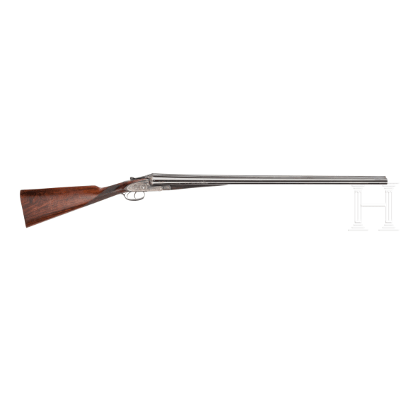 A cased side-by-side shotgun by Joseph Lang & Son