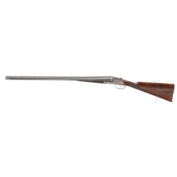 A cased side-by-side shotgun by Joseph Lang & Son