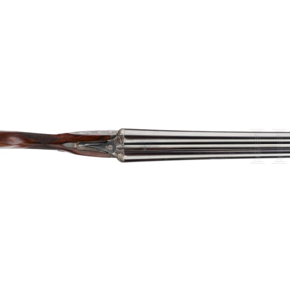 A cased side-by-side shotgun by Joseph Lang & Son