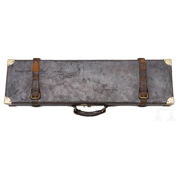 A cased Midland side-by-side shotgun, Birmingham