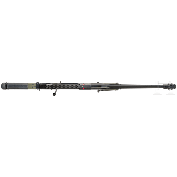 A repeating rifle Accuracy International, with Schmidt & Bender scope