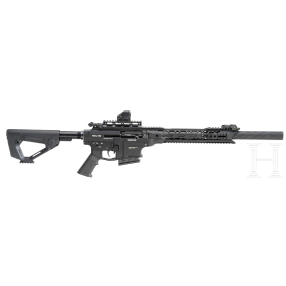 A cased Derya MK-12 As-500 semi-auto shotgun
