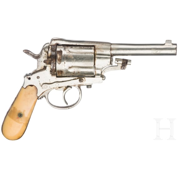 A Gasser-system "Vero Montenegro" revolver, nickel-plated
