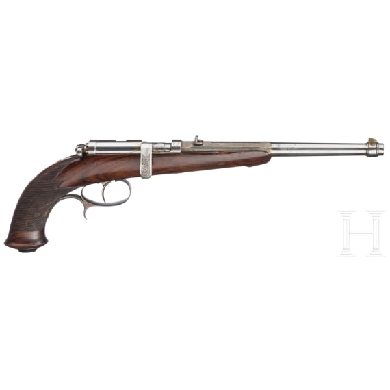 A Dreyse system pistol for indoor shooting, ca. 1890