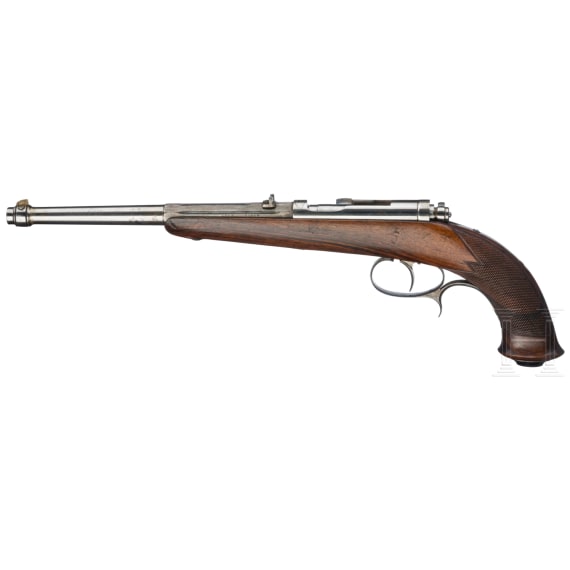 A Dreyse system pistol for indoor shooting, ca. 1890
