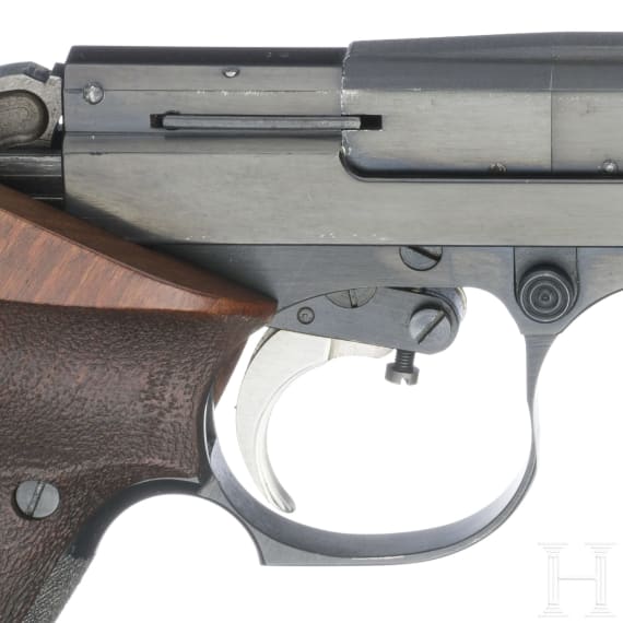 A Ziegenhahn Standard Pistol Mod. IV, in Case