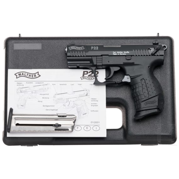 A Walther Mod. P 22, in case