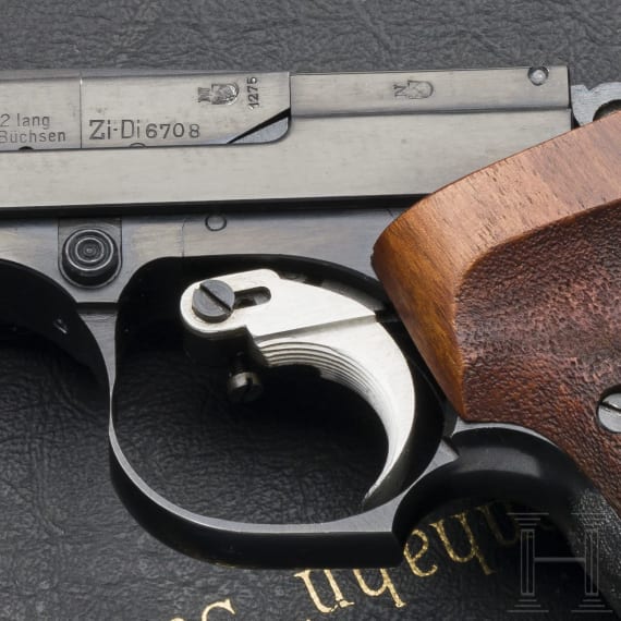 A Ziegenhahn Standard Pistol Mod. IV, in Case