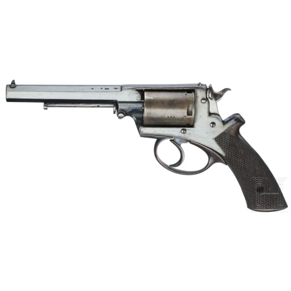 An Adams Central Fire Revolver in case