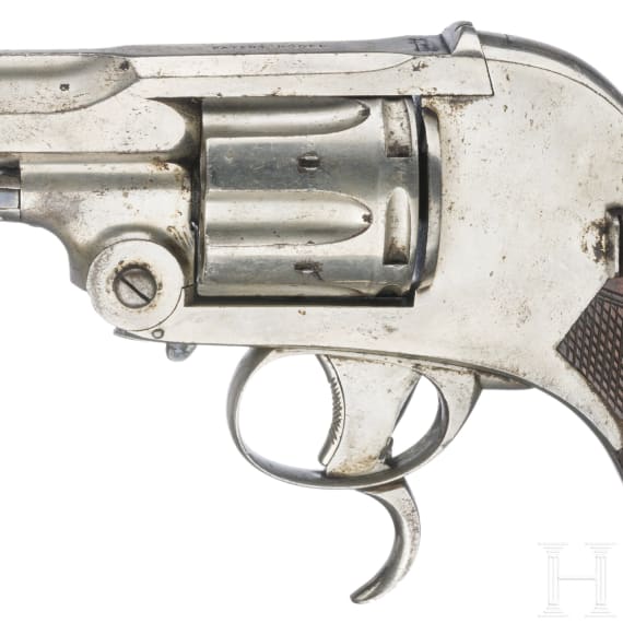 A Schlund revolver by Kynoch Gun Factory in Aston, prototype, 1885
