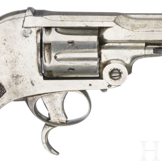 A Schlund revolver by Kynoch Gun Factory in Aston, prototype, 1885