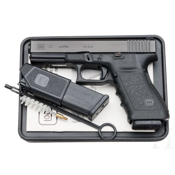 A Glock Mod.21, new in box