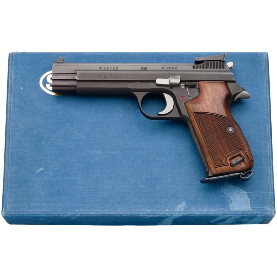 A SIG Mod. P210-6, in case