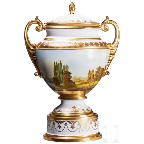 A large porcelain vase, C. M. Hutschenreuther, 20th century
