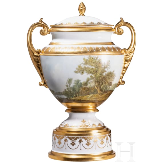 A large porcelain vase, C. M. Hutschenreuther, 20th century
