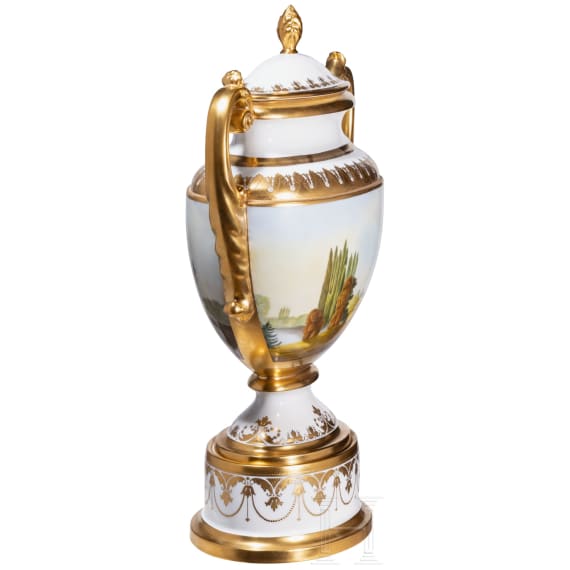 A large porcelain vase, C. M. Hutschenreuther, 20th century