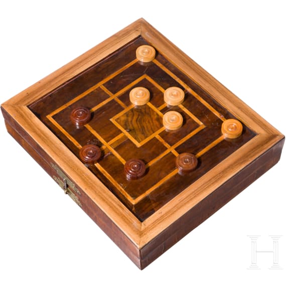 A baroque game board, probably German, 18th century
