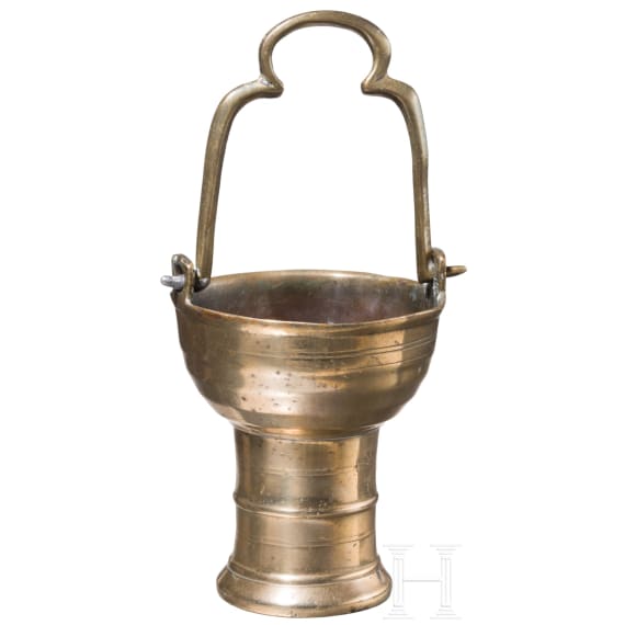 A late Gothic holy water pail, Nuremberg, circa 1500