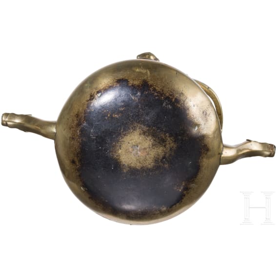 A Flemish brass lavabo, circa 1500