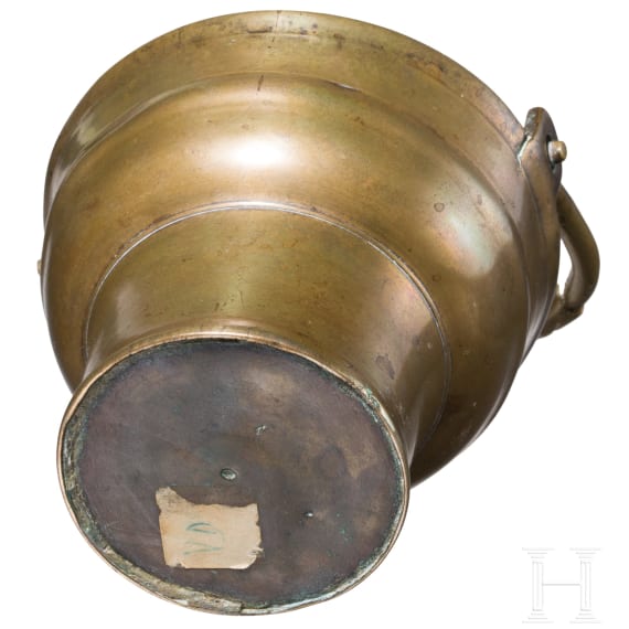 An early Renaissance brass holy water pail, 1st half of the 16th century