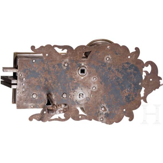 A large German door lock in Renaissance style, 2nd half of the 19th century