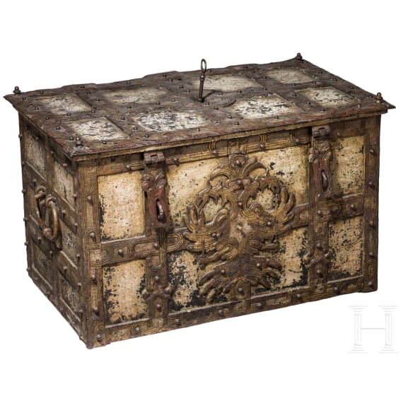 A German armada chest, circa 1700