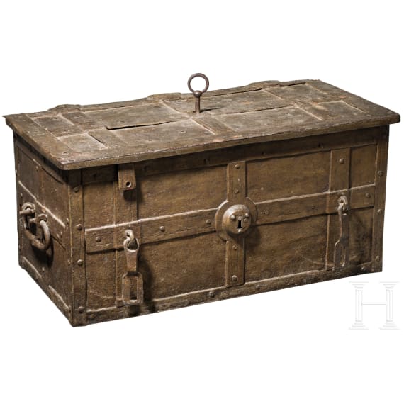 A German armada chest, Nuremberg, circa 1620