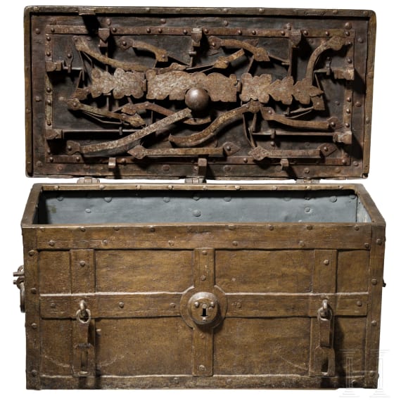 A German armada chest, Nuremberg, circa 1620