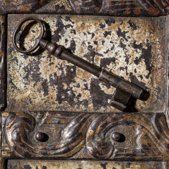 A German armada chest, circa 1700