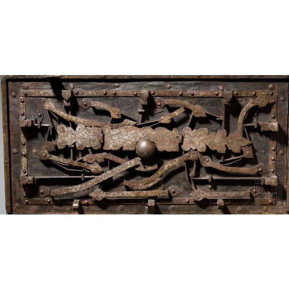 A German armada chest, Nuremberg, circa 1620