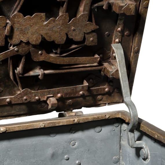 A German armada chest, Nuremberg, circa 1620