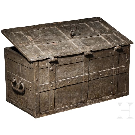 A German armada chest, Nuremberg, circa 1620