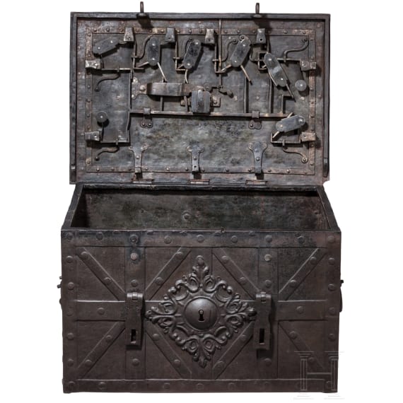 A German armada chest, circa 1700