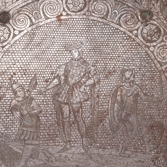 An iron showplate, France, 19th century