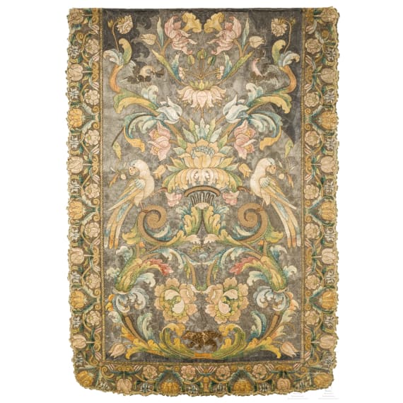 A German or Dutch embroidered tapestry, 1st half of the 17th century