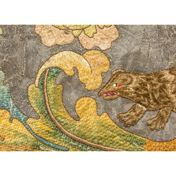 A German or Dutch embroidered tapestry, 1st half of the 17th century