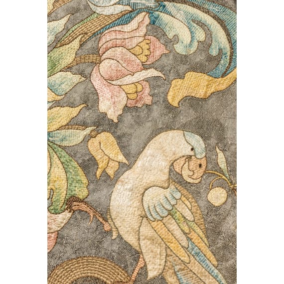 A German or Dutch embroidered tapestry, 1st half of the 17th century