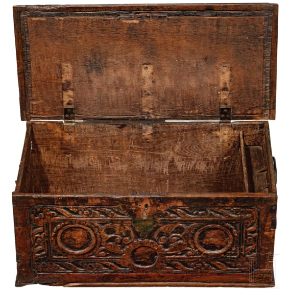 A small French baroque chest, 18th century